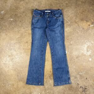 Vintage Y2K Tommy Hilfiger Women’s Jeans Size 4 Blue Bootcut Flare Denim‎
